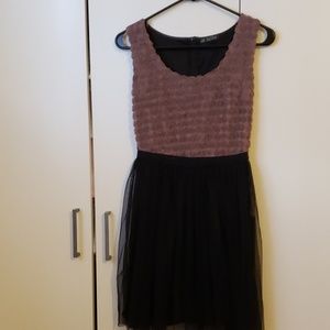 BeBop Rose and Black Dress